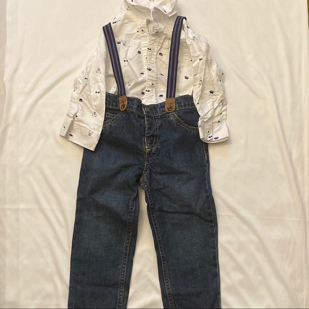 Carters Suspender outfit